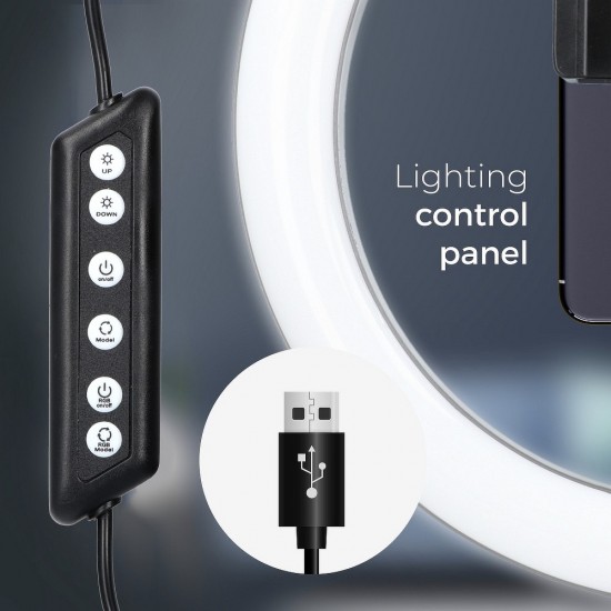 Partner Telecom LRLWH13FC LED Ring + Tripod Лампа със стойка