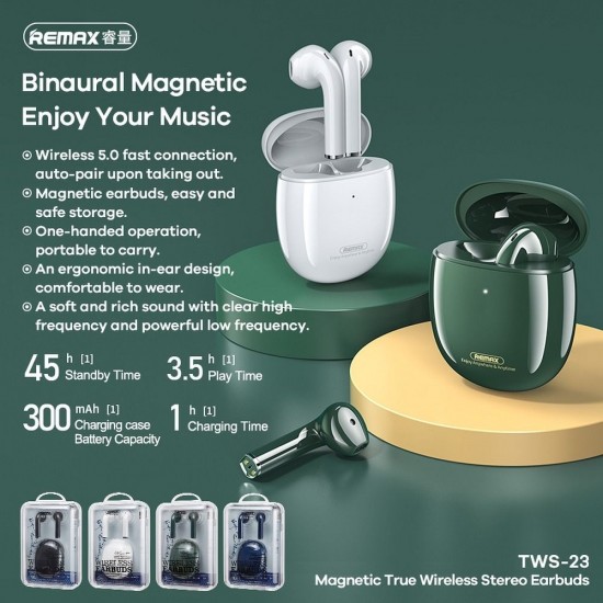 Remax TWS-23 Green Слушалки