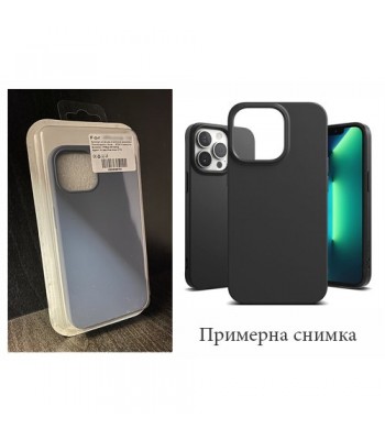 Apple iPhone 11 Clear Silicone Grey/Blue Кейс