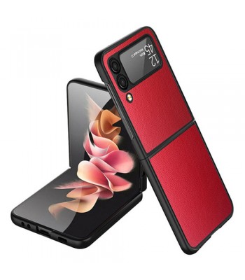 Samsung Z Flip 4 Leather Red Кейс