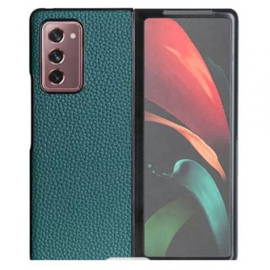 Samsung Z Fold 4 Leather Green Кейс