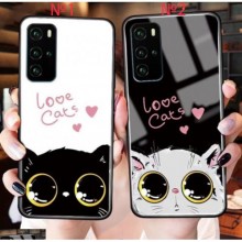 Huawei Y6p Love Cats Glass 1 Кейс