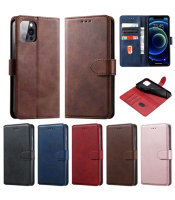 Nokia G10, G20 Horizontal Leather Bordo Кейс