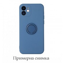 Apple iPhone 11 RING Clear Silicone Blue Кейс