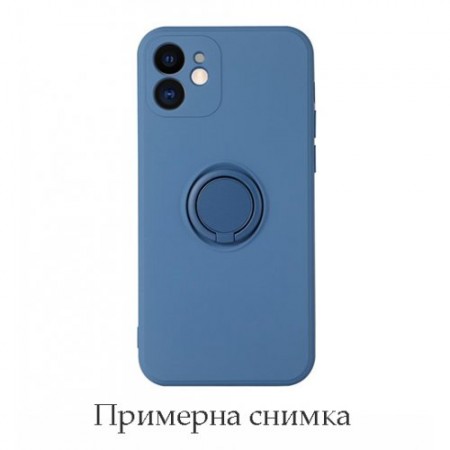 Apple iPhone 11 RING Clear Silicone Blue Кейс