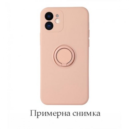Apple iPhone 11 RING Clear Silicone Rose Dust Кейс