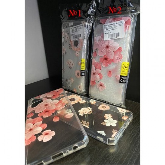 Samsung A72 Silicone Flowers 1 Кейс