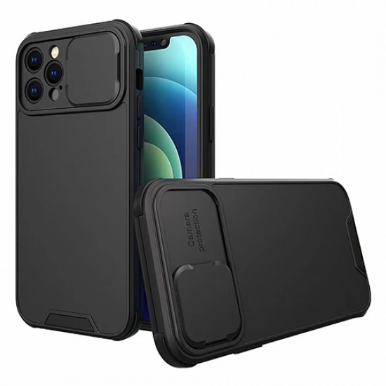Samsung A72 Slide Camera Cover Black Кейс