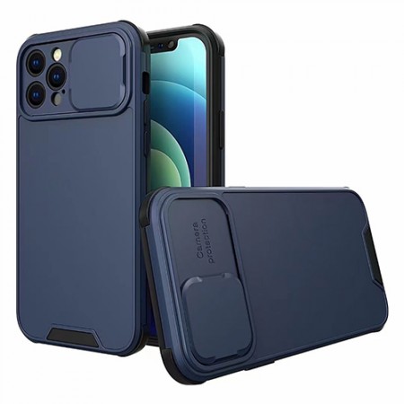 Apple iPhone 11 Slide Camera Cover Blue Кейс