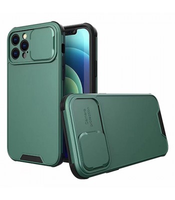 Apple iPhone 11 Slide Camera Cover Green Кейс