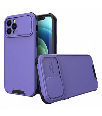 Apple iPhone 11 Slide Camera Cover Purple Кейс