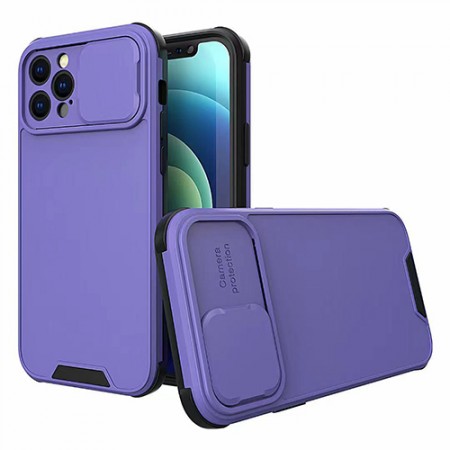 Apple iPhone 11 Slide Camera Cover Purple Кейс