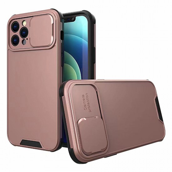 Apple iPhone 13 Mini Slide Camera Cover Rose Gold Кейс