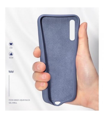 Samsung A70 The Silicone Black Кейс