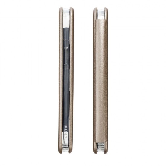 Huawei P40 Lite E Forcell Elegance Book Gold Кейс