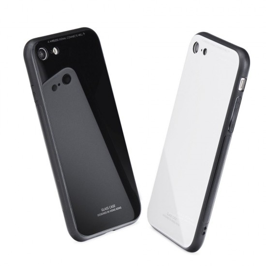 Huawei P40 Lite E Forcell Glass Black Кейс
