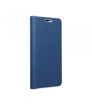 Huawei P Smart 2021 Forcell Luna Book Carbon Blue Кейс