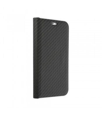Huawei P Smart 2021 Forcell Luna Book Carbon Black Кейс