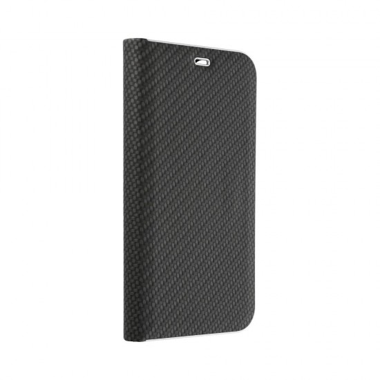 Huawei P Smart 2021 Forcell Luna Book Carbon Black Кейс