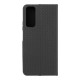 Huawei P Smart 2021 Forcell Luna Book Carbon Black Кейс