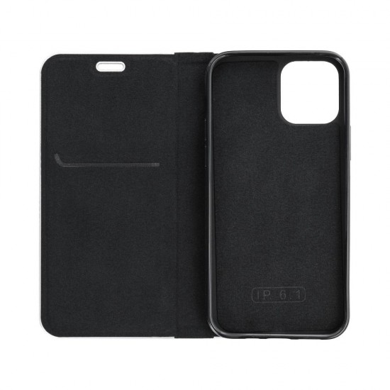 Huawei P Smart 2021 Forcell Luna Book Carbon Black Кейс