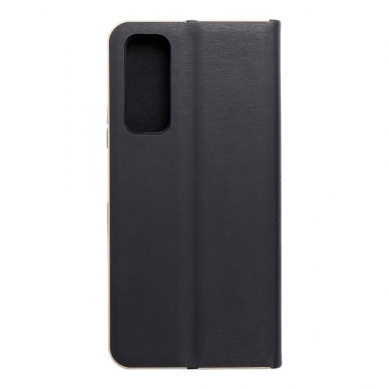 Huawei P Smart 2021 Forcell Luna Book Gold Black Кейс