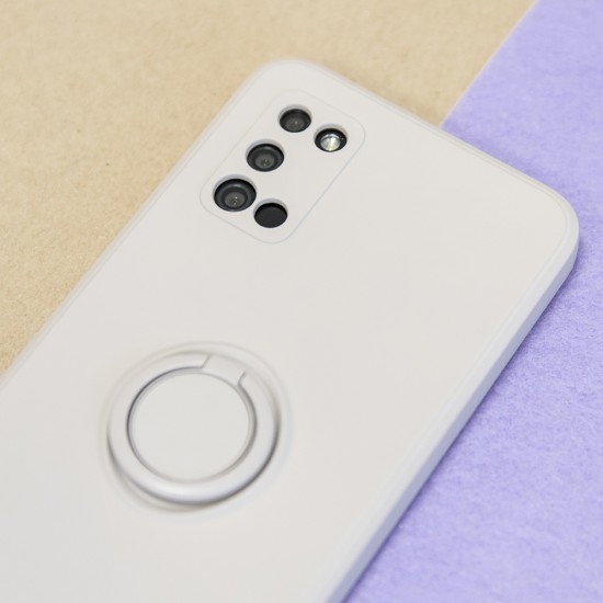 Apple iPhone 7, 8, SE Finger Grip Light Grey Кейс