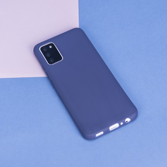 Apple iPhone 7, 8, SE Matt TPU Dark Blue Кейс
