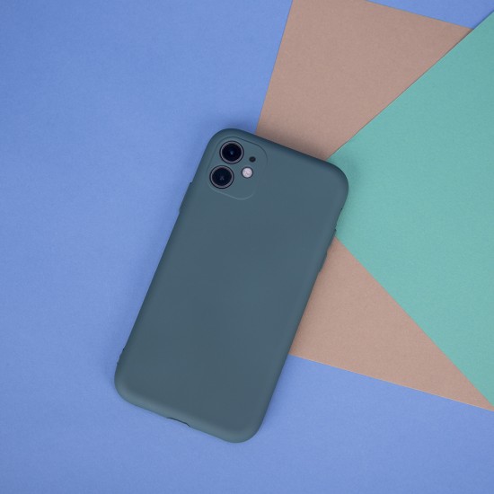 Apple iPhone 7, 8, SE Silicon Forest Green Кейс