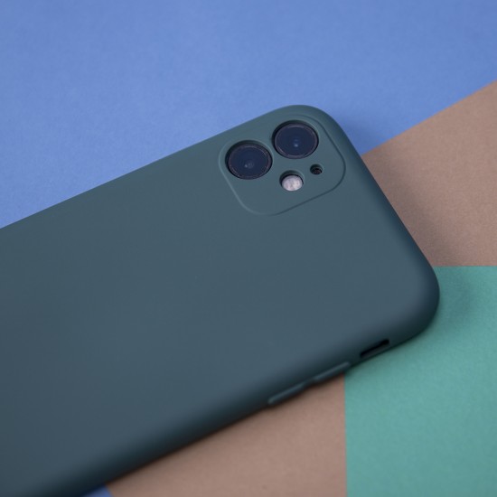 Apple iPhone 7, 8, SE Silicon Forest Green Кейс