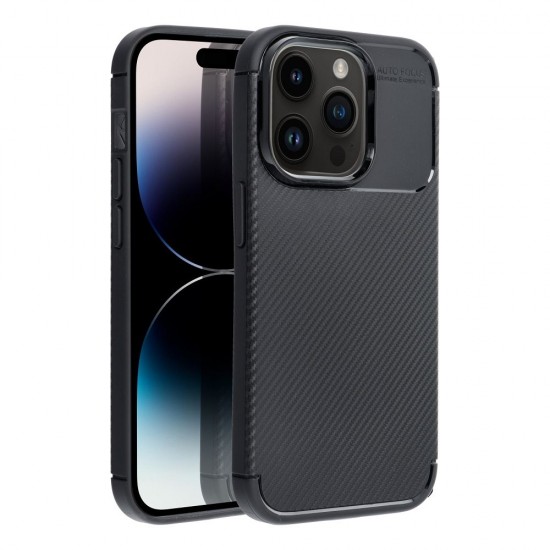 Apple iPhone 7, 8, SE Carbon Premium Black Кейс