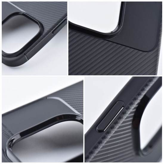 Apple iPhone 7, 8, SE Carbon Premium Black Кейс