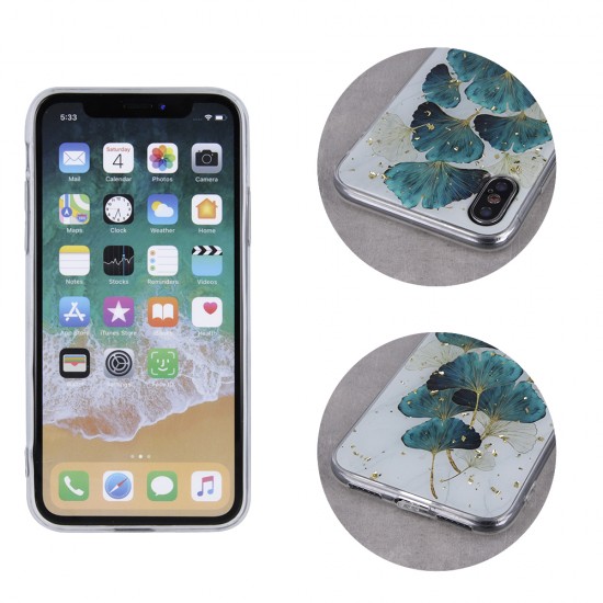 Apple iPhone 11 Gold Glam Leaves Кейс