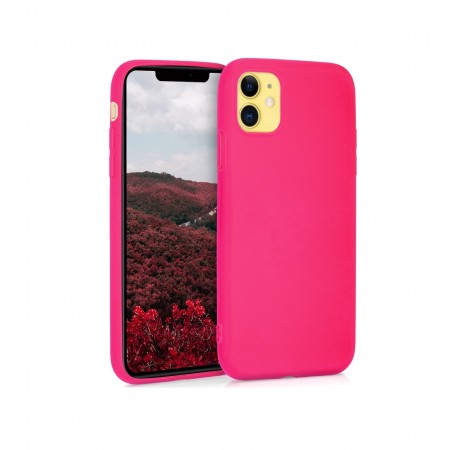 Apple iPhone 11 Silicon Pink Кейс