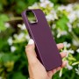 Apple iPhone 12, 12 Pro Satin Burgundy Кейс Apple iPhone 12, 12 Pro Satin Burgundy Кейс