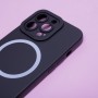 Apple iPhone 12 Silicon Magsafe Black Кейс