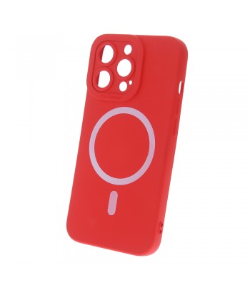 Apple iPhone 12 Silicon Magsafe Red Кейс
