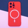 Apple iPhone 12 Silicon Magsafe Red Кейс