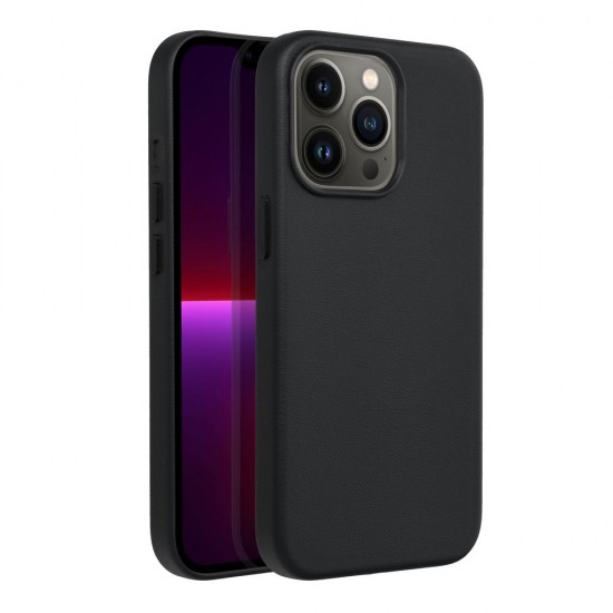 Apple iPhone 13 Pro Leather Mag Cover Black Кейс