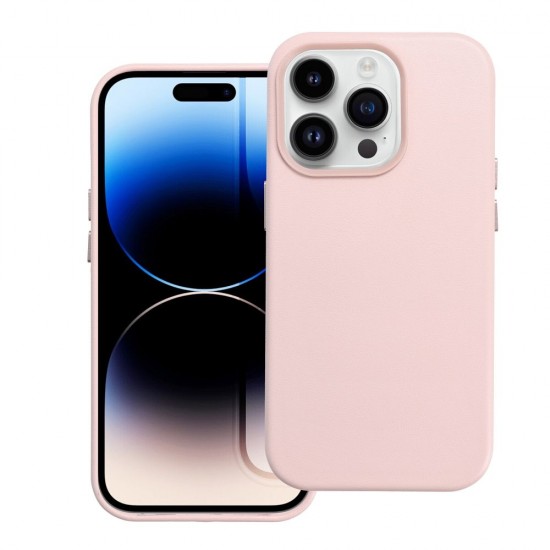 Apple iPhone 13 Pro Leather Mag Cover Sand Pink Кейс
