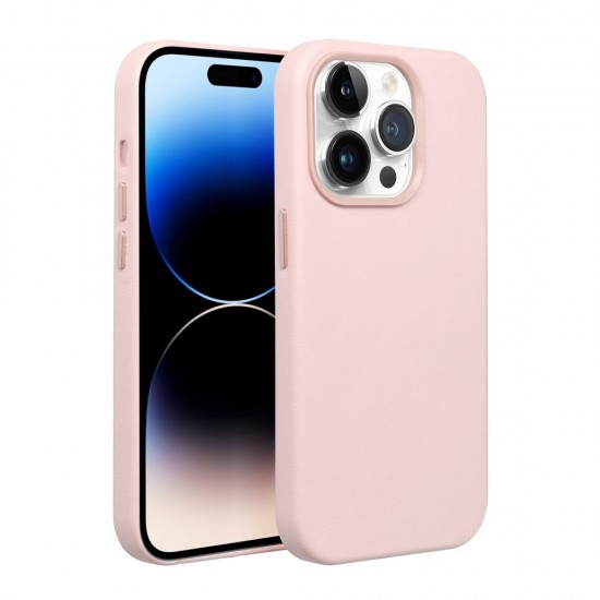 Apple iPhone 13 Pro Leather Mag Cover Sand Pink Кейс