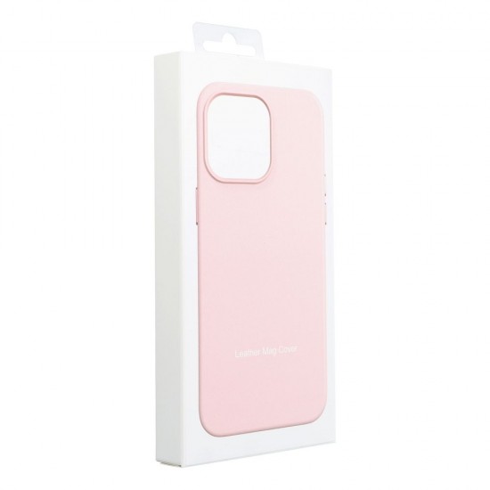 Apple iPhone 13 Pro Leather Mag Cover Sand Pink Кейс