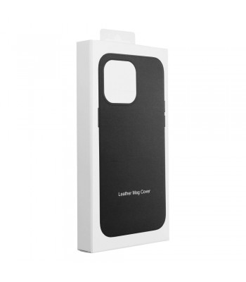 Apple iPhone 14 Leather Mag Cover Black Кейс