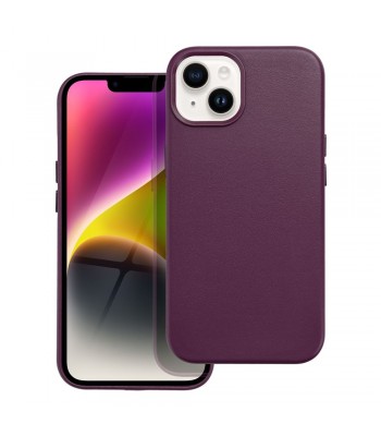 Apple iPhone 14 Leather Mag Cover Dark Violet Кейс