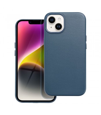 Apple iPhone 14 Leather Mag Cover Indigo Blue Кейс