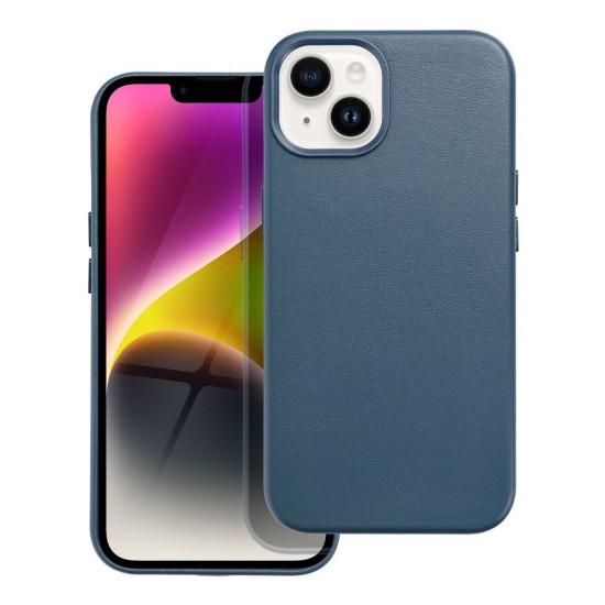 Apple iPhone 14 Leather Mag Cover Indigo Blue Кейс