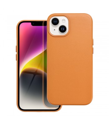 Apple iPhone 14 Leather Mag Cover Orange Кейс