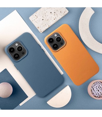 Apple iPhone 14 Leather Mag Cover Orange Кейс