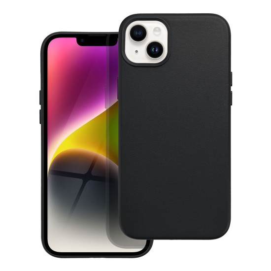 Apple iPhone 14 Plus Leather Mag Cover Black Кейс