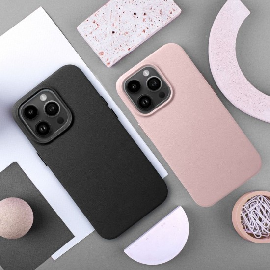 Apple iPhone 14 Plus Leather Mag Cover Black Кейс